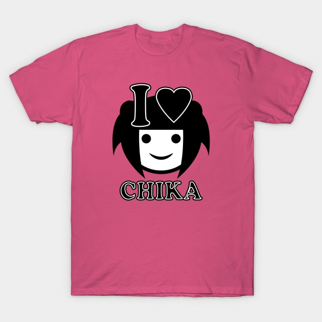 I love Chika T-Shirt by Manumindfreak81